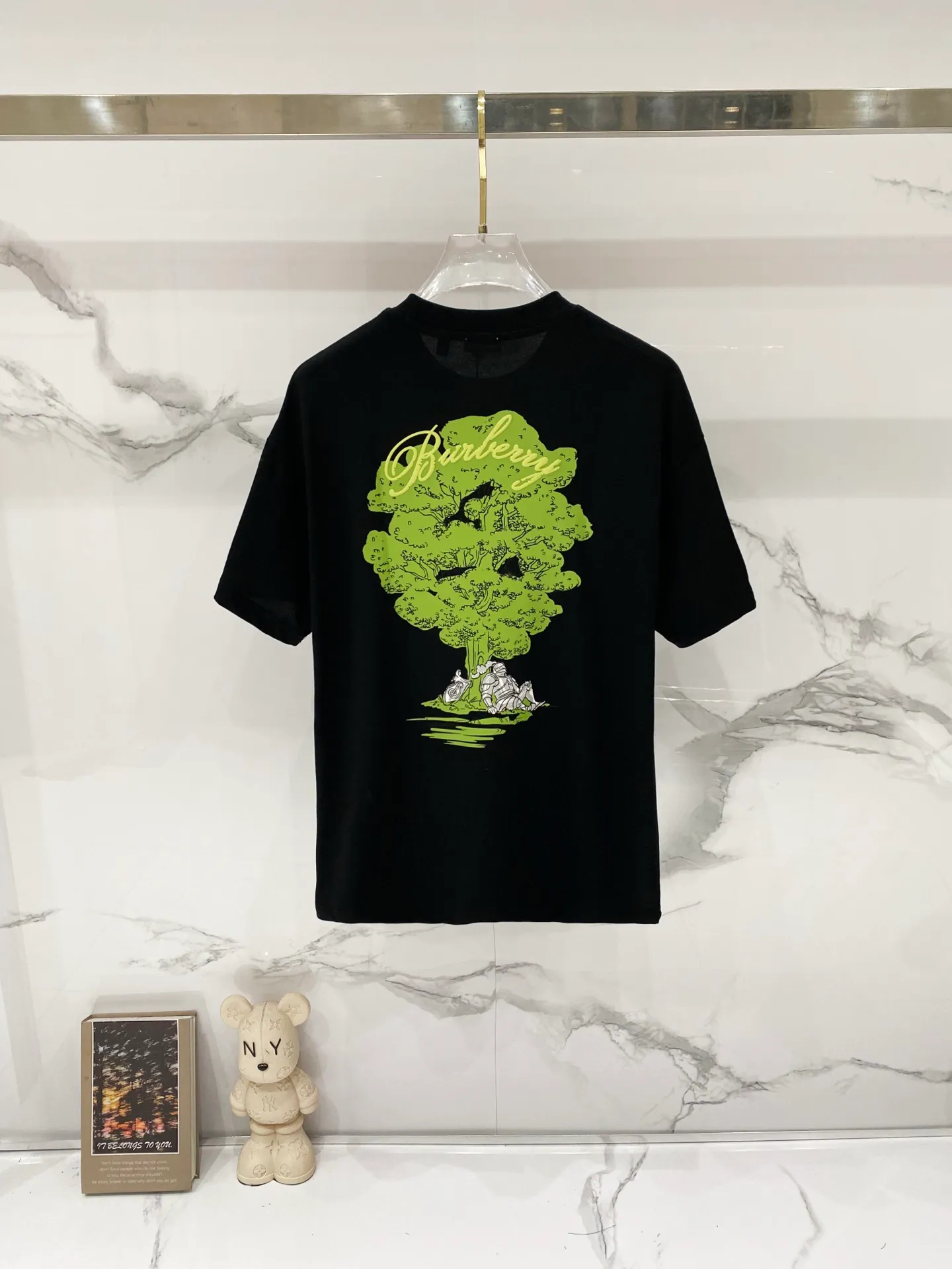 BURBERRY/ - 260 T 🛡️ LOGO Quality 100 ％ Versatile Size:XS-L :Black.White.Blue
